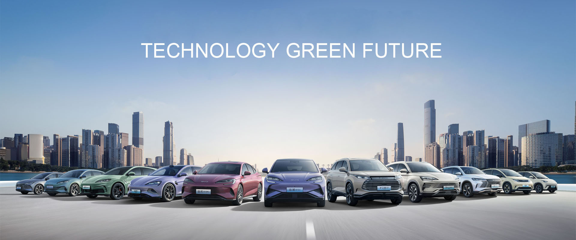 BYD family electric vehicles EV electric car