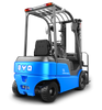 Four Wheel Drive Electric New Energy Forklift