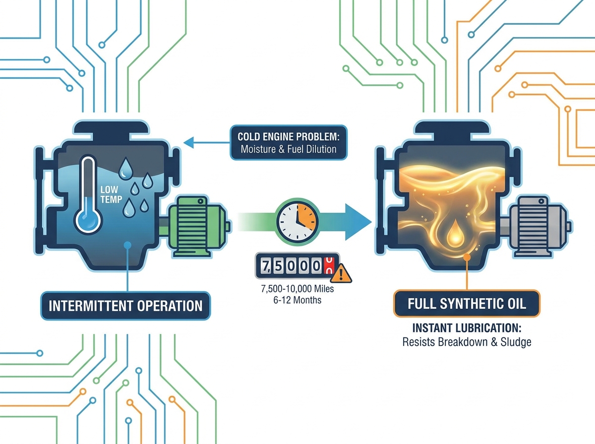 Oil-electric hybrid maintenance check