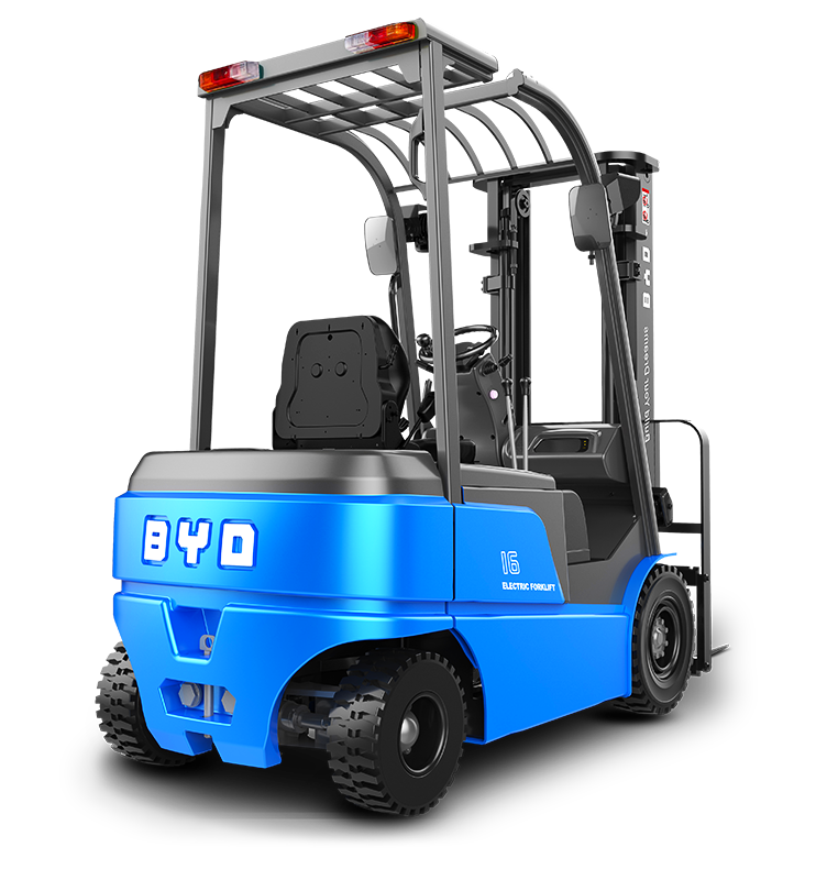 Small new energy forklift in a warehouse environment